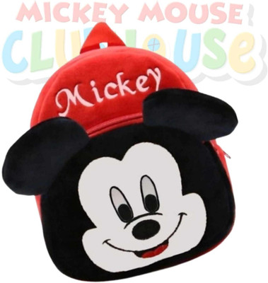 Aveek BM-Latch_red mickey_363 12 L Backpack(Red, Black)