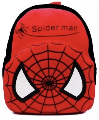 SafarEnterprises Spiderman School Bag for Kids Soft Plush Backpack for Small (Age 2 to 6 Years) 12 L Backpack(Multicolor)