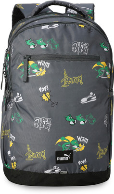 PUMA SUPER AOP Backpack 20 L Backpack(Grey)