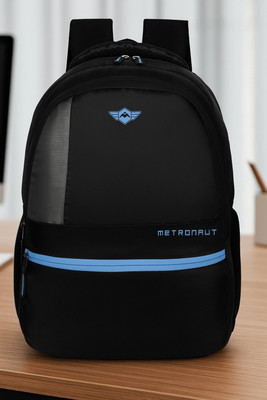 METRONAUT MT-002 Stylish 30 L Laptop Backpack(Black, Blue)