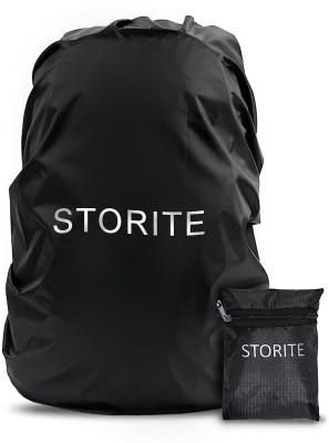 STORITE Rain Cover & Dust Cover Backpack with Adjustable Cover Laptop Bag Cover, School Bag Cover Luggage Cover(30-35 L, Black)