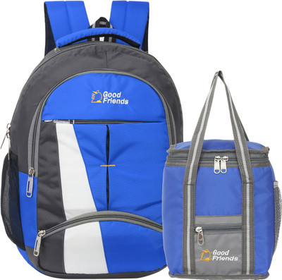 Zadinga 15.6 Inch School Bag\College Bag \Tiffin\Lunch\Tote Bag\Unisex Bag School Bag(Blue, 35 L)