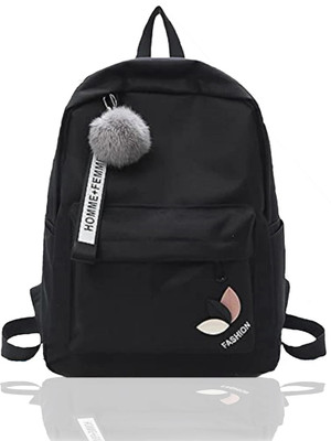 khatushyam collection stylish printed backpack for girls 20 L Backpack(Black)