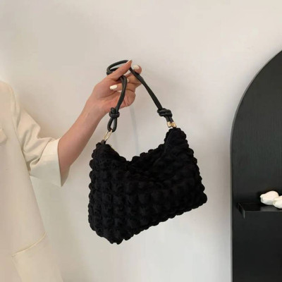 arisen Black Women Hand Bag Shoulder Bag(Black, 3 L)