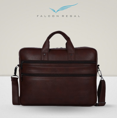 Falcon Regal Atlas Forge Messenger Bag(Brown, 18 L)