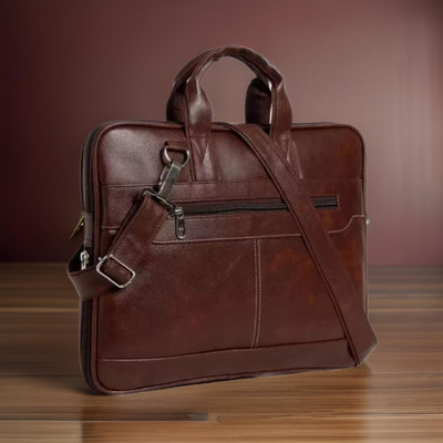 Shivra Men & Women Brown Messenger Bag