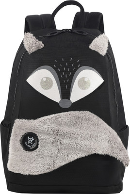 Arctic Fox He Fox Black School Bag(Black, 25 L)