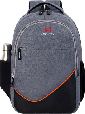 markway Large Laptop Backpack Water Resistant Backpack School Bag(Grey, 35 L)