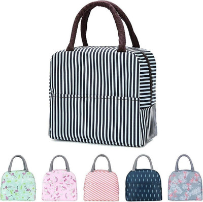 Flywind Lunch Bag Handle Insulation Cooler Bag Lunch Bag(Multicolor, 5 L)