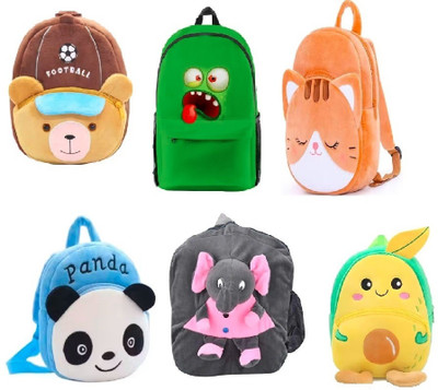 Eclet 1pc Kids School Bag for for Girls Boys(Any random colour will send you)-D Backpack(Multicolor, 5 L)
