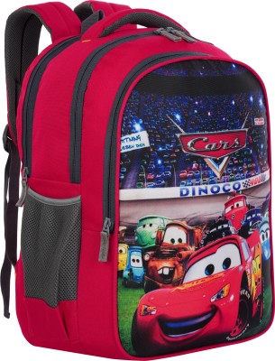 Pancy Rozen Large 35L Light weight CAR School Bag for 1st std-5th class for Boys Waterproof School Bag(Red, 35 L)