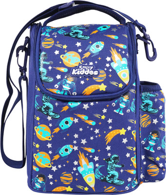 smily kiddos Space Astronaut Strap Lunch Bag V3 Lunch Bag(Blue, 5 L)
