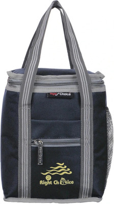 RIGHT CHOICE office tiffin bag for all men women boys & girls stylish lunch bag handbag BLACK GREY (3006) Waterproof Lunch Bag(Black, 10 L)