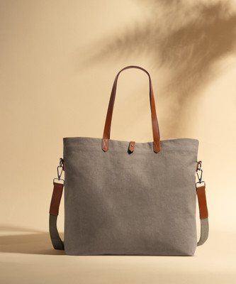 DailyObjects Khaki Beige Buoy Tote Bag Shoulder Bag(Beige, 25 L)