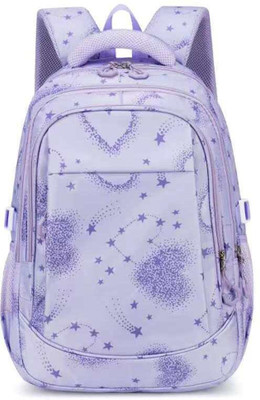 Tinytot SB156_01 School Backpack College Bag Travel Bag 2nd Standard onward Waterproof School Bag(Purple, 26 L)