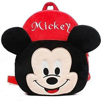 MAURYA ENTERPRISES Mickey Red Plush Bag(Red, 10 L)