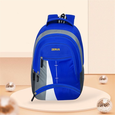 ZERUS Durable Laptop Backpack for Men Women Boys Girls School College Travel Waterproof School Bag(Blue, 30 L)