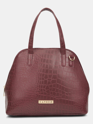 Caprese Basil Satchel Medium Cherry Red Shoulder Bag for Women Messenger Bag Offers & Cashback
