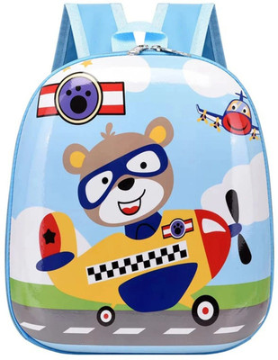 SYGA Children's Cartoon Backpack, Oxford Baby Bag for 2-4 Years, Airplane Design School Bag(Multicolor, 5 L)