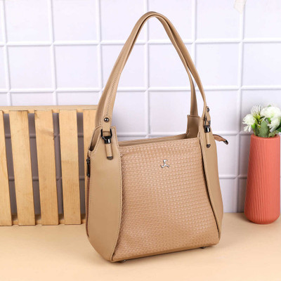 MOCHI 66-427 Shoulder Bag(Beige, 9 inch)