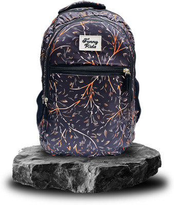 Carrykaar Boys Girls Kids Unisex Bag, Laptop Backpack,School Bag Waterproof (black, 34 L) Waterproof Backpack(Black, 34 L)