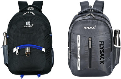 FLYSACK NS-FS009_Black & FS011_GREY Laptop Bag(Black, Grey)