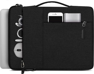 Adveriq Laptop Sleeve with Handle – Fits – Slim Laptop Case Waterproof Laptop Sleeve/Cover(Black, 15 inch)