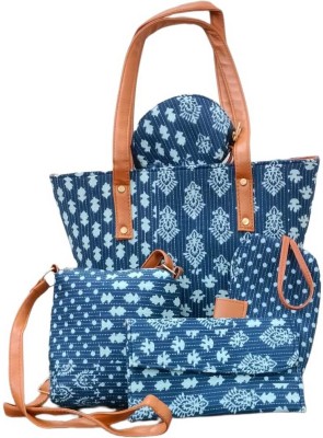 spjandsong INDIGO 5pc Shoulder Bag(Blue, 11.5 L)