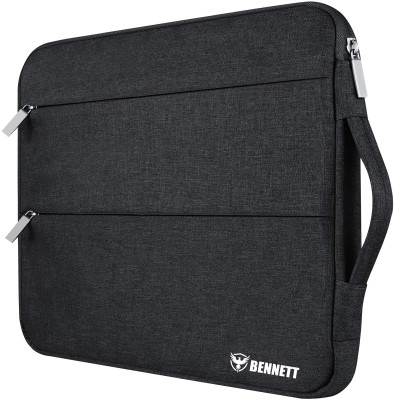 Bennett Drax Laptop Sleeve Case Cover for 15.6-Inch Laptop Waterproof Laptop Sleeve/Cover(Black, 15 L)