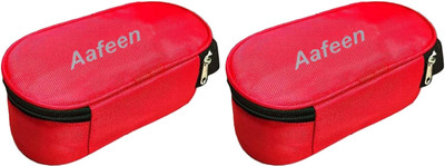 Aafeen Office School Daily Use Bag Waterproof Lunch Bag(Red, Red, 3 L)