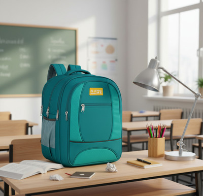 NuMe 5th to 10th Class School bag Waterproof Stylish Tuff Backpack Waterproof Backpack(Multicolor, 90 L)