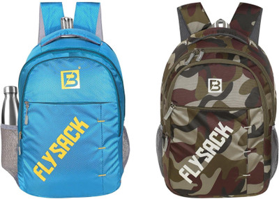 FLYSACK NS-FS027_BLUE & FS027_militry Laptop Bag(Blue, Multicolor)