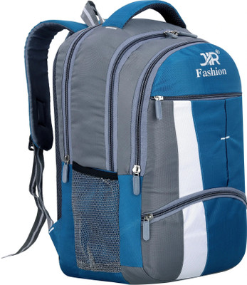 jir fashion School Bags for Girls College bag Coaching Bag Tuition Bag Waterproof School Bag Waterproof School Bag(Blue, Grey, 30 L)