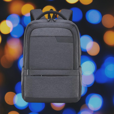 HouseOfCommon backpack school bag laptop bag office college travel backpack(S-19*12) 31 L Backpack(Black)