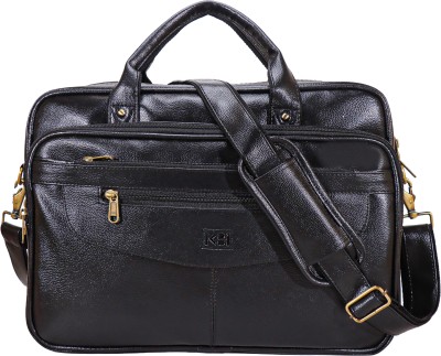 KBI laptop bag Waterproof Messenger Bag(Black, 16 L)