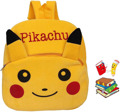 Aveek A_FF 7EE_BM_SNG-AVK_pk-Pikachu-12(R1)_a Backpack(Yellow, 13 L)