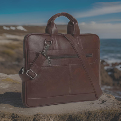 Shivra Men & Women Brown Messenger Bag