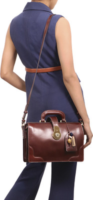 HIDESIGN GROWTH - 04 Shoulder Bag(Brown, 1 L)
