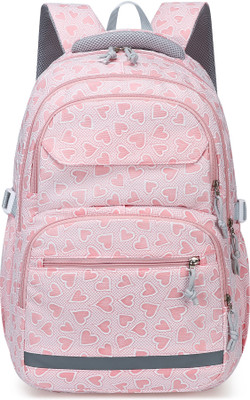 Tinytot SB157_04 School Backpack College Bag Travel Bag 2nd Standard onward Waterproof School Bag(Pink, 30 L)