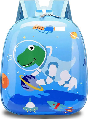 TONY STARK Cute Dinosaur Small Backpack Lightweight Kindergarden & Playschool Kids 1-5 Yrs Waterproof School Bag(Blue, 5 L)