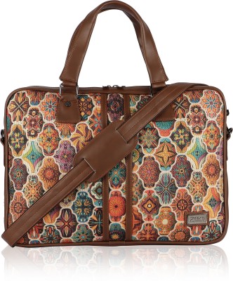Zebco Women's Laptop Bag (Vintage Mandalas) Messenger Bag(Multicolor, 5 L)