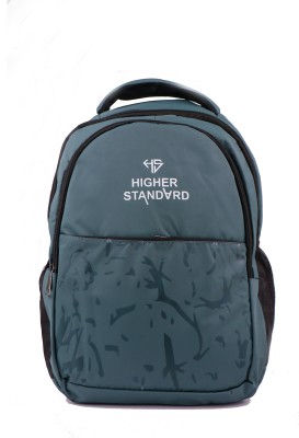 NAVRANGI Men & Women Casual Backpack /travel bag/student school bag office/laptop bag School Bag(Grey, 15 inch)