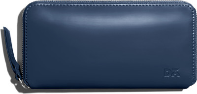 DailyObjects ULTRM-BLUE-VGN-LTHR-WLET Multipurpose Bag(Blue, 4 inch)