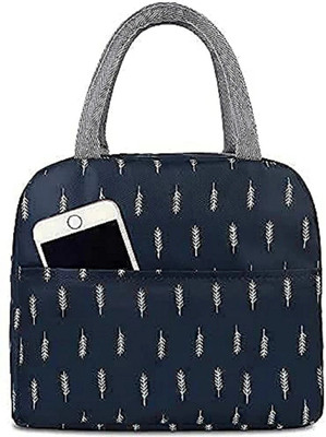 Flywind Women Polyester Lunch Bag, Wide Open Insulated Cooler Bag Water Lunch Bag(Blue, 5 L)
