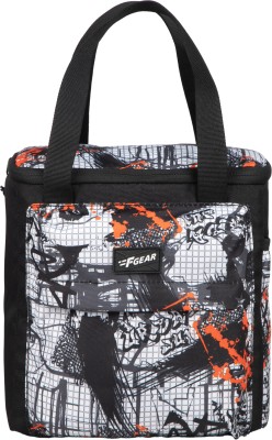 F GEAR Hoover Graphic Black Orange Lunch Bag Lunch Bag(Orange, Black, 7 L)