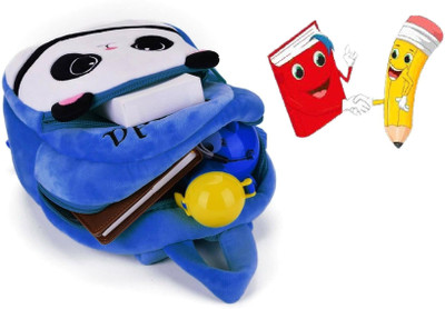 Aveek A_FF ALS_BM_blue panda_1564_a Backpack(Blue, 13 L)