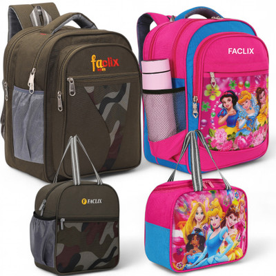 FACLIX Different types of bags serve specific functions and come in a variety of styles Waterproof School Bag(Pink, 35 L)