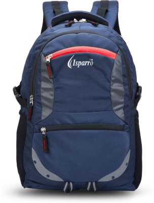 Isparro Blue casual travel, office, massenger,school backpack Waterproof Backpack Waterproof Backpack(Blue, 35 L)