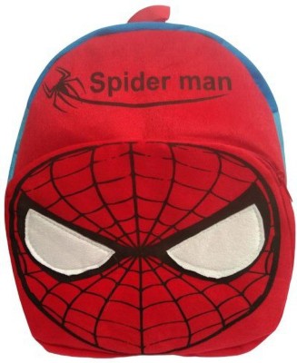 a to z stationers & toys house spider man kids school bag School Bag(Red, Black, 7.5 L)