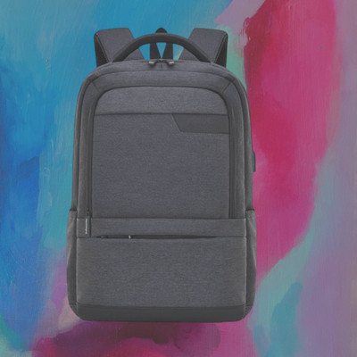 HouseOfCommon backpack school bag laptop bag office college travel backpack(S-19*12) 31 L Backpack(Black)